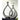 Dimaia Vase - Antique Silver Finish