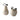 Bidelia Sculpture (Set of 2) - Antique White