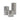 Marisa Candle Holder (Set of 3) - Silver Finish