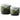 Ardenridge Planter (Set of 2) - Green/White