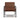 Puckman Accent Chair - Brown/Silver Finish
