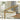 Tarica Bar Cart - Cream/Gold Finish