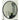 Brocky Round Accent Mirror - Black
