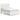 Gerridan Panel Bed - White/Gray / Queen