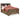 Trinell Youth Bookcase Bed with 2 Storage Drawers - Brown / Full