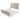 Realyn Sleigh Bed - Chipped White / California King