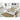 Kanwyn Panel Bed with Storage Bench - Whitewash / King
