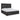 Foyland Panel Storage Bed - Black/Brown / King