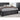 Foyland Panel Storage Bed - Black/Brown / King