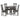 Shullden Drop Leaf Dining Table - Gray