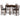 Coviar Rectangular Counter Height Dining Table and Bar Stools (Set of 5) - Brown