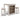 Skempton Counter Height Dining Table and Bar Stools (Set of 3) - White/Light Brown