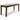 Owingsville Dining Bench - Black/Brown