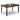 Owingsville Rectangular Dining Table - Black/Brown