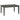 Hallanden Rectangular Dining Extension Table - Gray