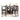 Haddigan Rectangular Counter Height Dining Extension Table - Dark Brown