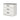 Shawburn Chest of Drawers - White/Dark Charcoal Gray