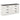 Shawburn Dresser - Whitewash/Charcoal Gray / 6 Drawer