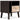 Piperton Nightstand - Two-tone Brown/Black / 1 Drawer