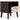 Piperton Nightstand - Two-tone Brown/Black / 1 Drawer