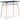 Jaspeni Home Office Desk - Black/Natural