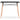 Jaspeni Home Office Desk - Black/Natural