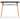 Jaspeni Home Office Desk - Black/Natural