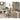 Realyn 2-Piece Home Office Lift Top Desk - White/Brown