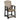 Fairen Trail Outdoor Counter Height Bar Stool (Set of 2) - Black/Driftwood