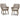 Beach Front Arm Chair with Cushion (Set of 2) - Beige