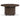 Paradise Trail Fire Pit Table - Medium Brown