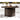 Paradise Trail Fire Pit Table - Medium Brown