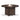 Paradise Trail Fire Pit Table - Medium Brown