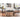 Airdon Rectangular Table (Set of 3) - Bronze Finish
