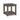 Hollum Square End Table - Rustic Brown