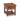 Woodboro Rectangular End Table - Dark Brown