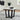 Fostead Square End Table - White/Espresso