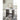 Burkhaus Rectangular End Table - White/Dark Brown