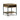 Fridley Rectangular End Table - Brown/Black