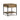 Fridley Rectangular End Table - Brown/Black