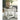 Havalance Square End Table - White/Gray