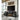 Foyland 83" TV Stand with Electric Fireplace - Black/Brown