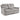 Barnsana Power Reclining Loveseat with Console - Ash