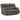 First Base Reclining Loveseat - Gunmetal
