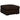 Midnight-Madness Oversized Accent Ottoman - Chocolate