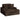Midnight-Madness Oversized Chaise - Chocolate