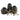 Vinburn Accessory Set (Set of 5) - Black/Gold Finish