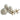 Vinburn Accessory Set (Set of 5) - White/Gold Finish