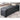 Upholstered Storage Bench - Black