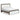 Kendanport Upholstered Bed - White/Brown / King